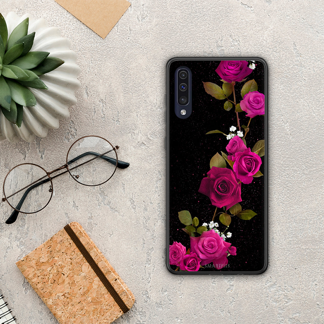 Flower Red Roses - Samsung Galaxy A70 case