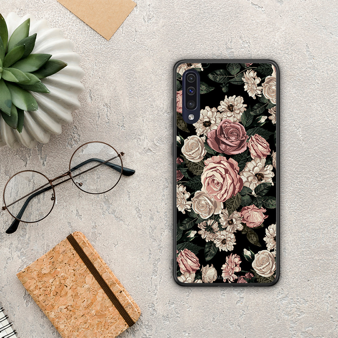Flower Wild Roses - Samsung Galaxy A70 case