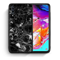 Thumbnail for Θήκη Samsung A70 Male Marble από τη Smartfits με σχέδιο στο πίσω μέρος και μαύρο περίβλημα | Samsung A70 Male Marble case with colorful back and black bezels