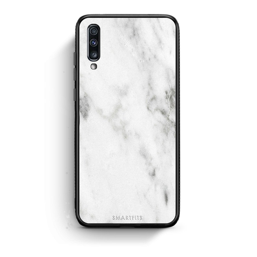 2 - Samsung A70  White marble case, cover, bumper