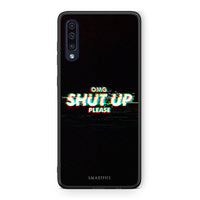 Thumbnail for Samsung A70 OMG ShutUp θήκη από τη Smartfits με σχέδιο στο πίσω μέρος και μαύρο περίβλημα | Smartphone case with colorful back and black bezels by Smartfits