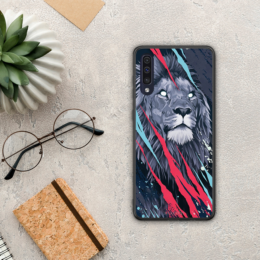 PopArt Lion Designer - Samsung Galaxy A70 case