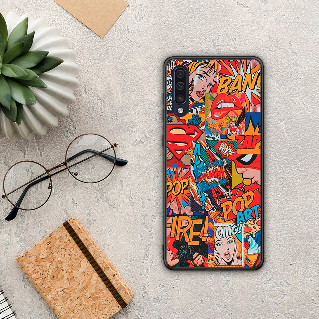 Popart omg - Samsung Galaxy A70 case