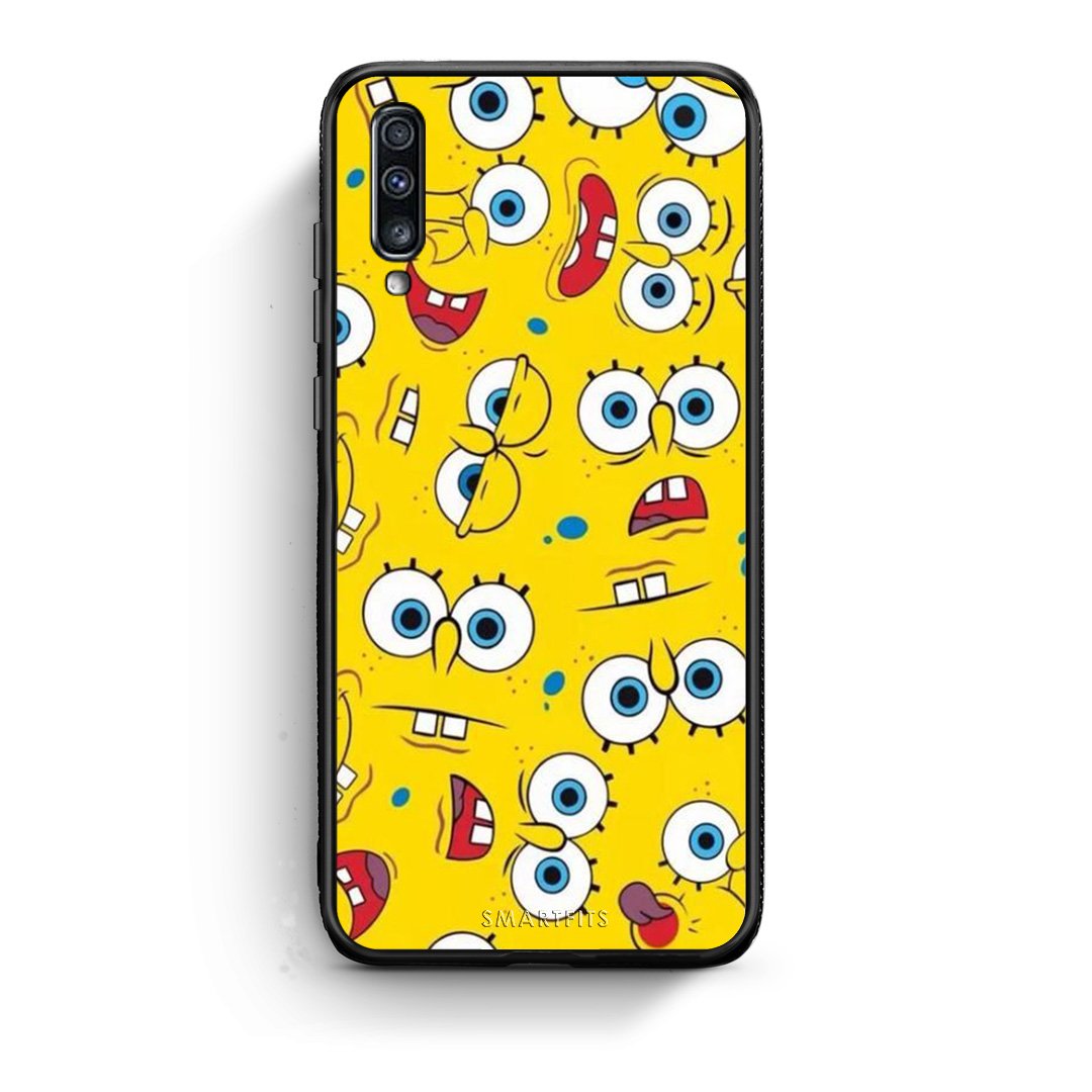 4 - Samsung A70 Sponge PopArt case, cover, bumper