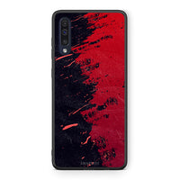 Thumbnail for Samsung A70 Red Paint Θήκη Αγίου Βαλεντίνου από τη Smartfits με σχέδιο στο πίσω μέρος και μαύρο περίβλημα | Smartphone case with colorful back and black bezels by Smartfits