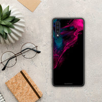 Thumbnail for Watercolor Pink Black - Samsung Galaxy A70 case