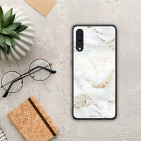 Thumbnail for White Gold Marble - Samsung Galaxy A70 case