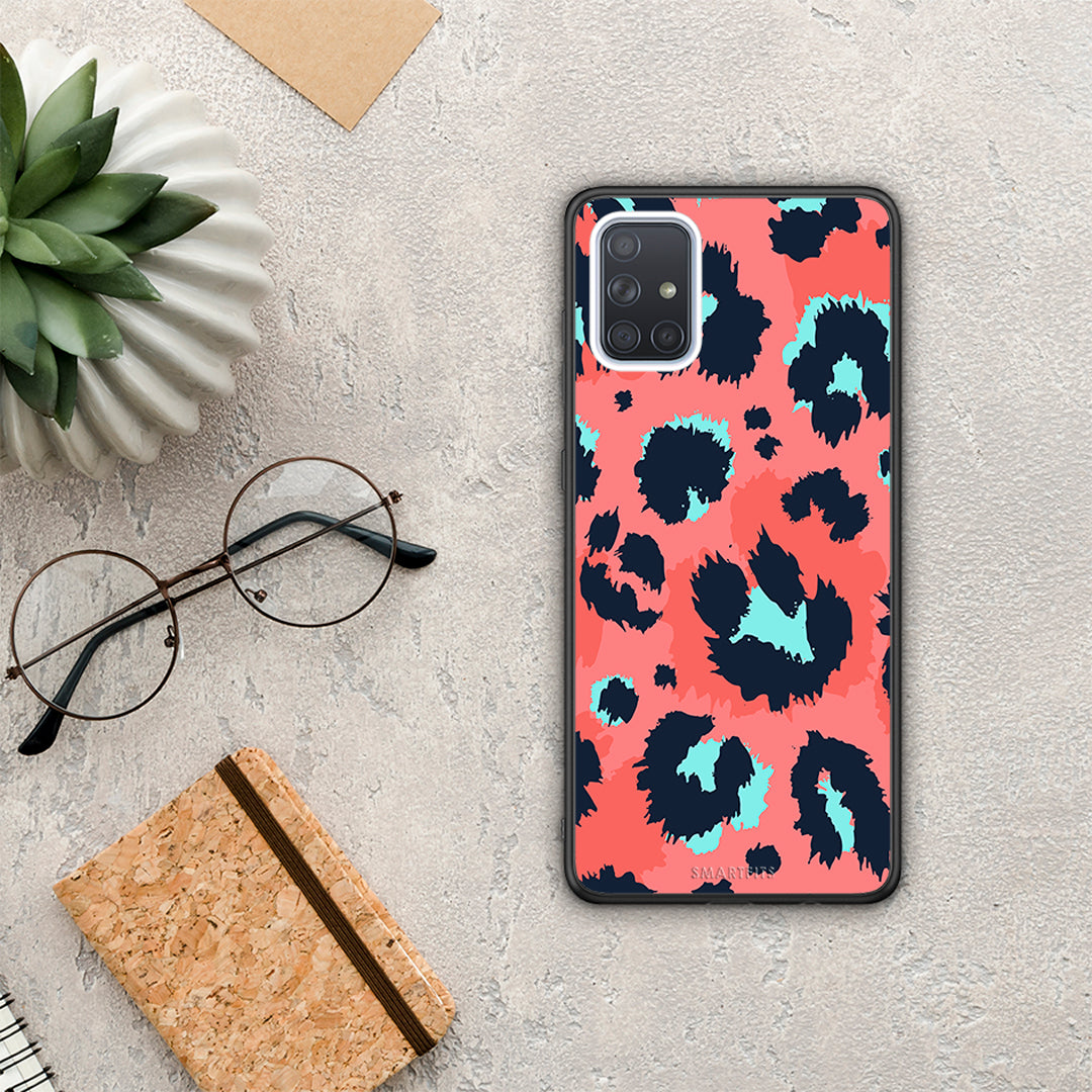 Animal Pink Leopard - Samsung Galaxy A71 case