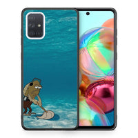 Thumbnail for Θήκη Samsung A71 Clean The Ocean από τη Smartfits με σχέδιο στο πίσω μέρος και μαύρο περίβλημα | Samsung A71 Clean The Ocean case with colorful back and black bezels