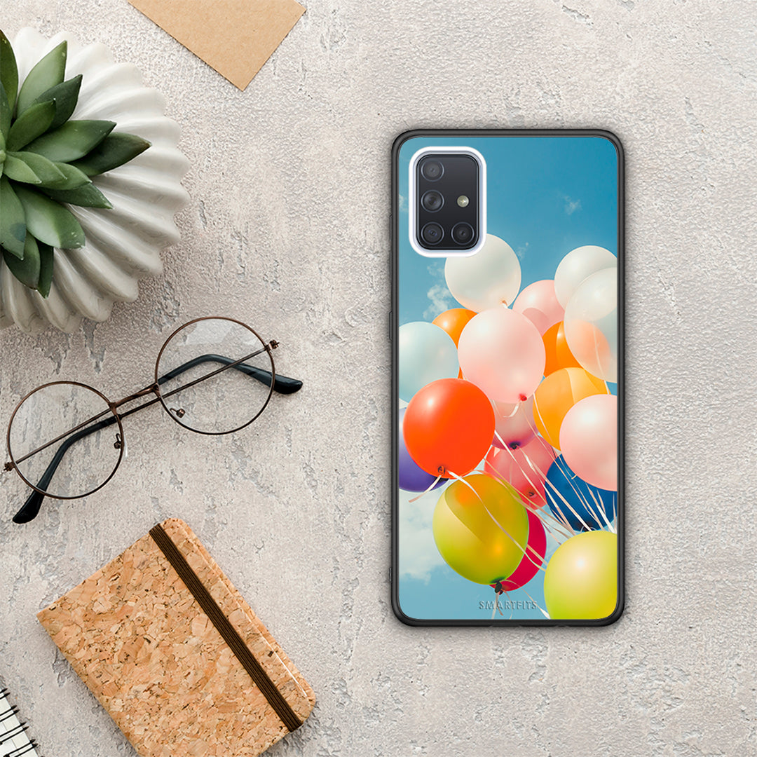 Colorful Balloons - Samsung Galaxy A71 case