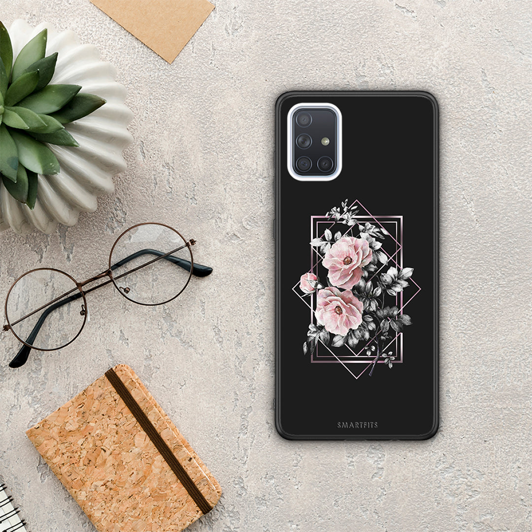Flower Frame - Samsung Galaxy A71 case