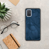 Thumbnail for Geometric Blue Abstract - Samsung Galaxy A71 case