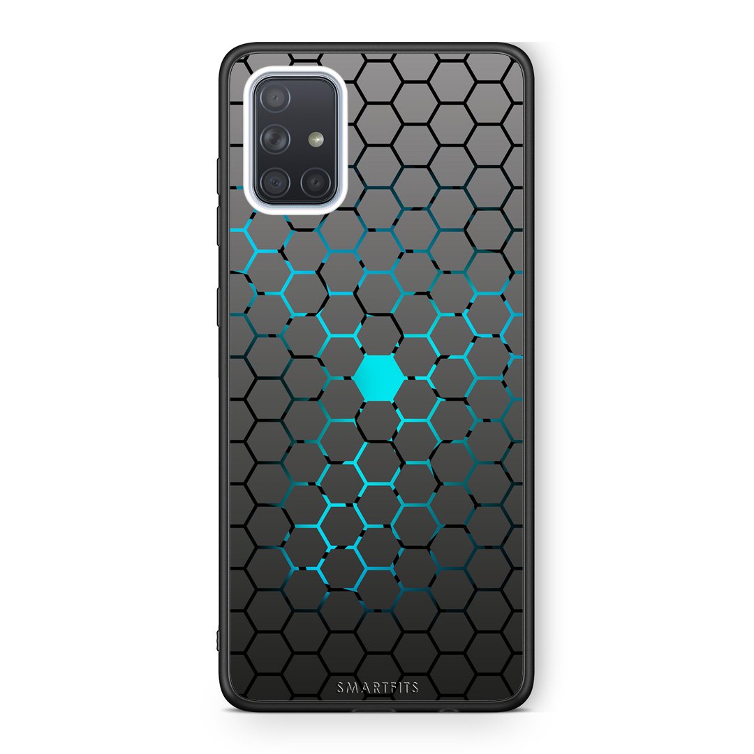 40 - Samsung A51 Hexagonal Geometric case, cover, bumper