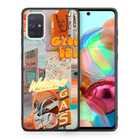Thumbnail for Θήκη Αγίου Βαλεντίνου Samsung A71 Groovy Babe από τη Smartfits με σχέδιο στο πίσω μέρος και μαύρο περίβλημα | Samsung A71 Groovy Babe case with colorful back and black bezels