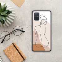 Thumbnail for Lineart Woman - Samsung Galaxy A71 case