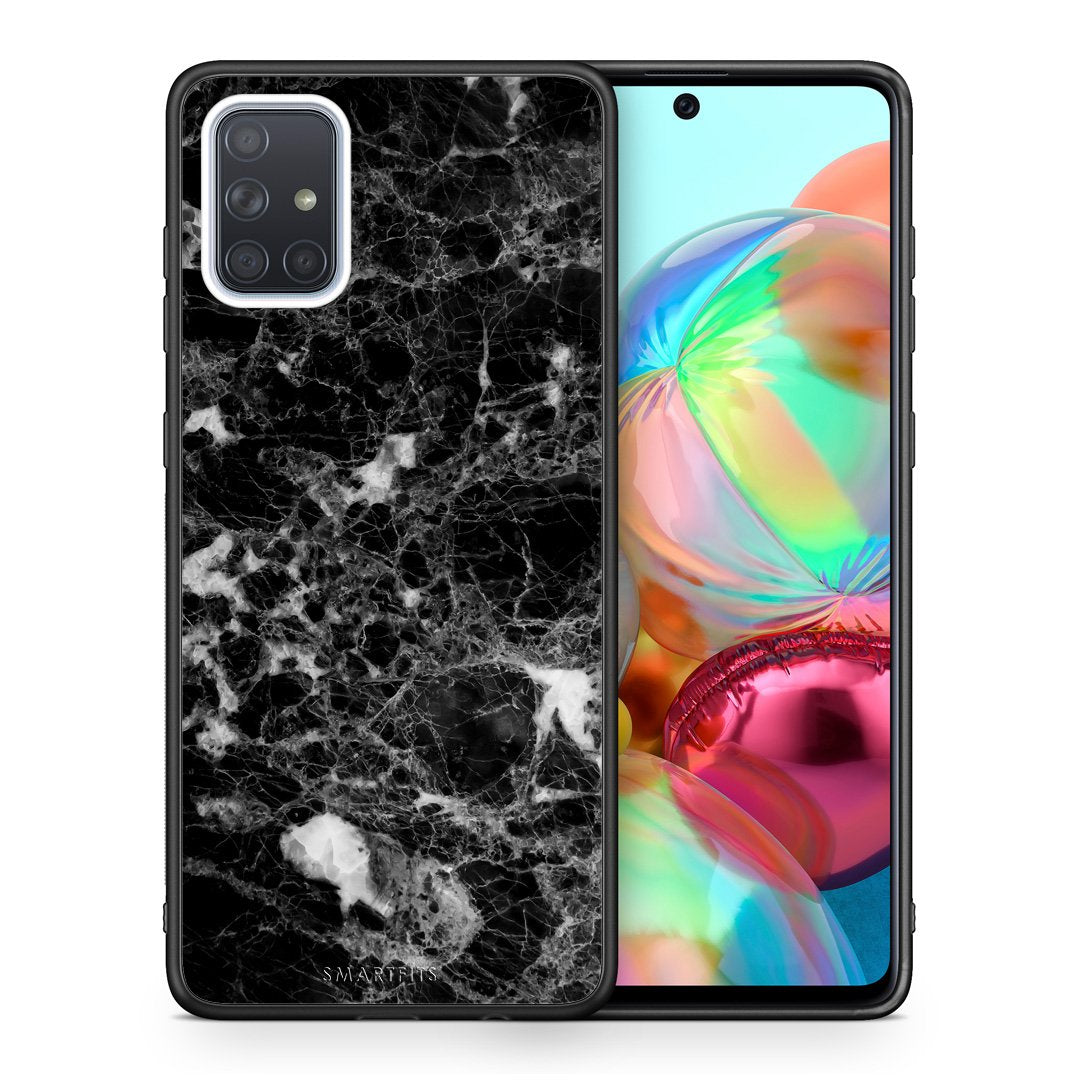 Θήκη Samsung A71 Male Marble από τη Smartfits με σχέδιο στο πίσω μέρος και μαύρο περίβλημα | Samsung A71 Male Marble case with colorful back and black bezels