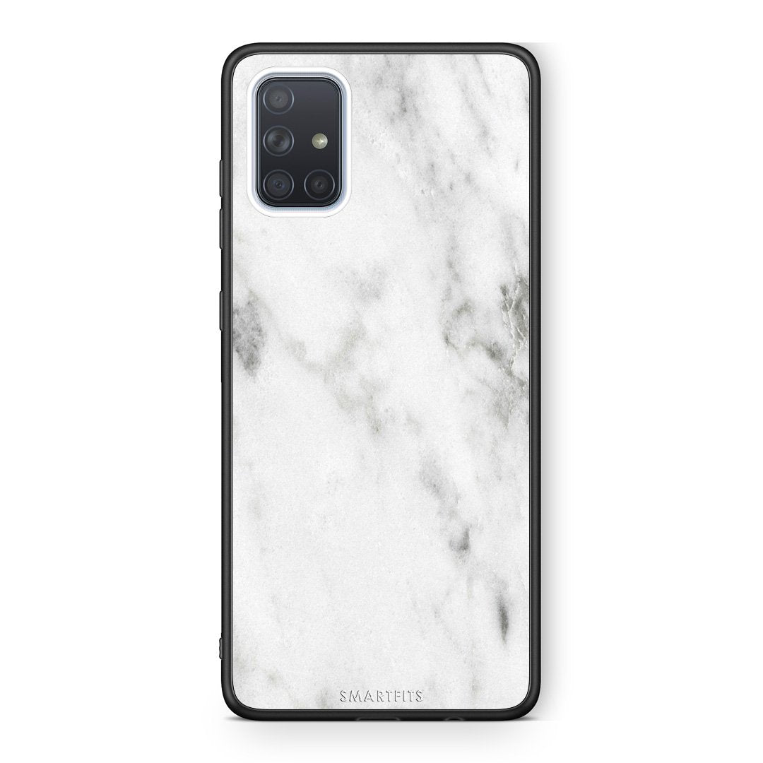 2 - Samsung A51 White marble case, cover, bumper