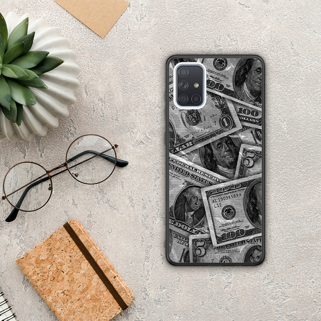 Money Dollars - Samsung Galaxy A71 case