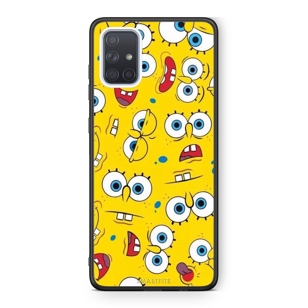 4 - Samsung A51 Sponge PopArt case, cover, bumper