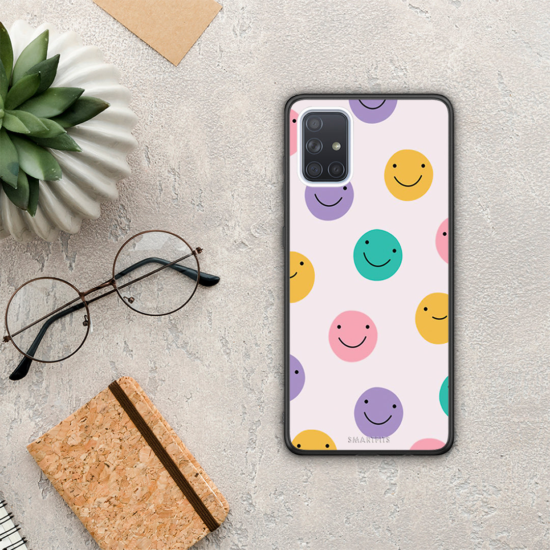 Smiley Faces - Samsung Galaxy A71 case