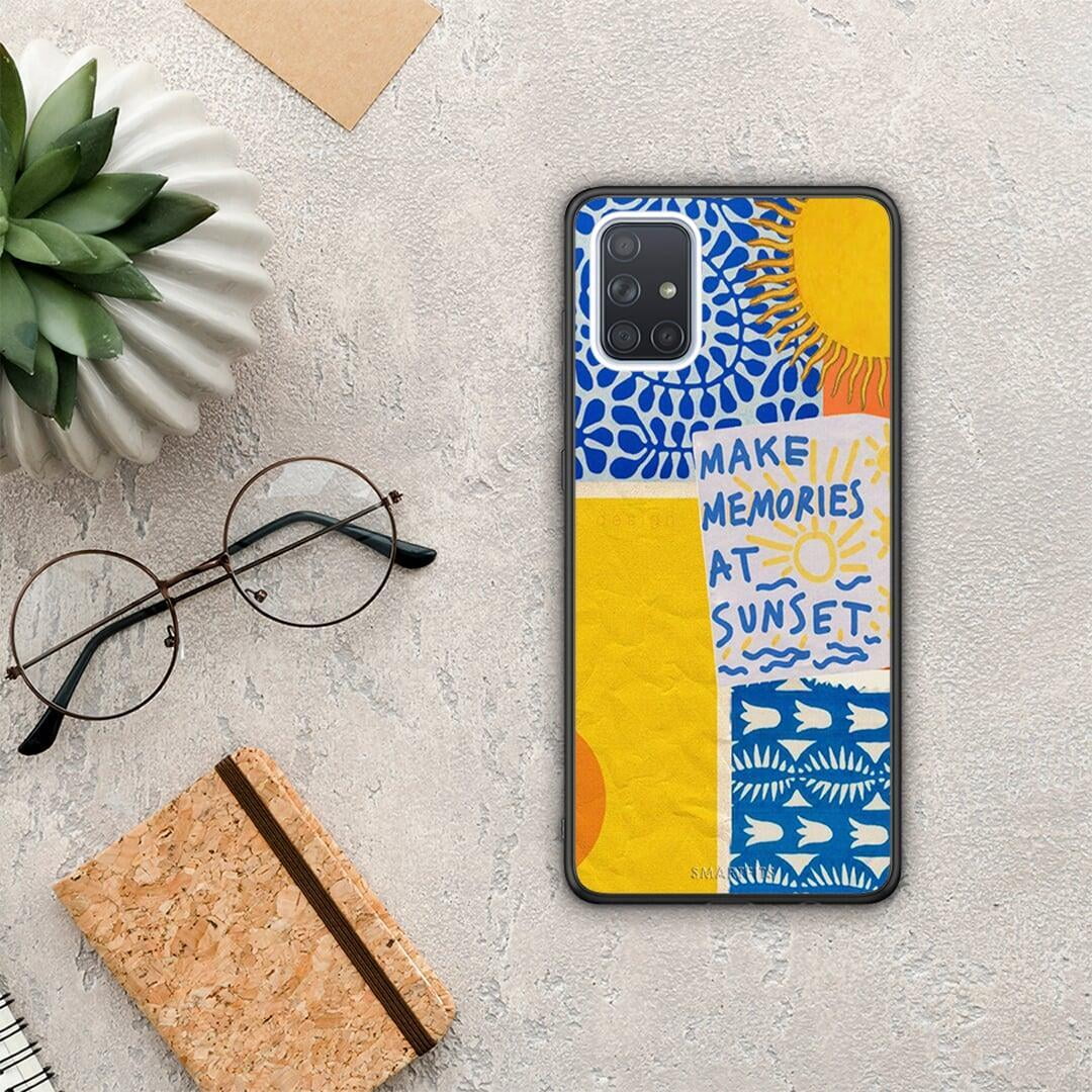 Sunset Memories - Samsung Galaxy A71 case