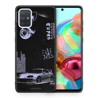 Thumbnail for Θήκη Αγίου Βαλεντίνου Samsung A71 Tokyo Drift από τη Smartfits με σχέδιο στο πίσω μέρος και μαύρο περίβλημα | Samsung A71 Tokyo Drift case with colorful back and black bezels