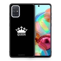 Thumbnail for Θήκη Samsung A71 Queen Valentine από τη Smartfits με σχέδιο στο πίσω μέρος και μαύρο περίβλημα | Samsung A71 Queen Valentine case with colorful back and black bezels