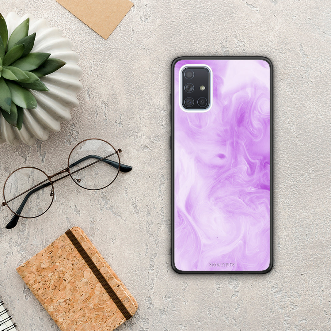 Watercolor Lavender - Samsung Galaxy A71 case