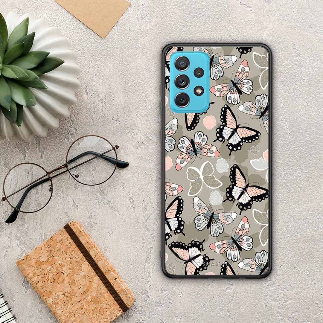 Boho Butterflies - Samsung Galaxy A72 case