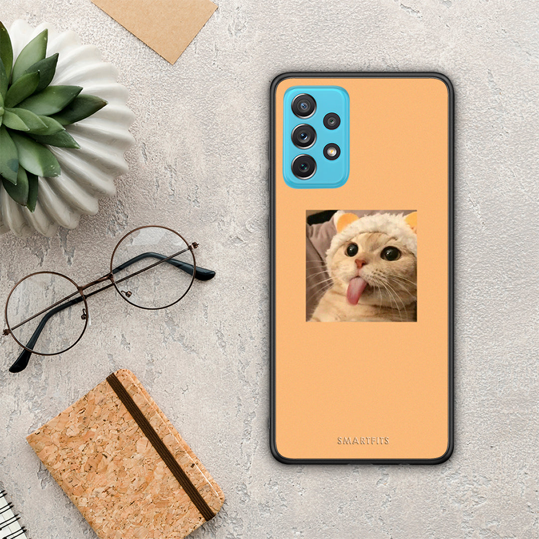 Cat Tongue - Samsung Galaxy A72 case