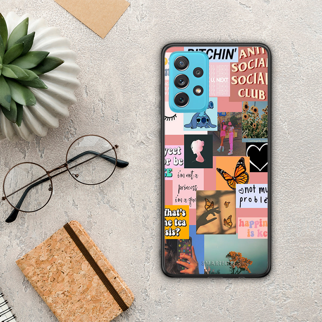 Collage Bitchin - Samsung Galaxy A72 case