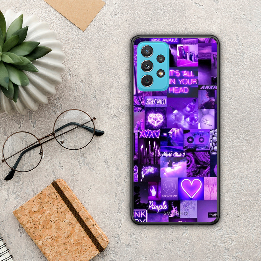 Collage Stay Wild - Samsung Galaxy A72 case