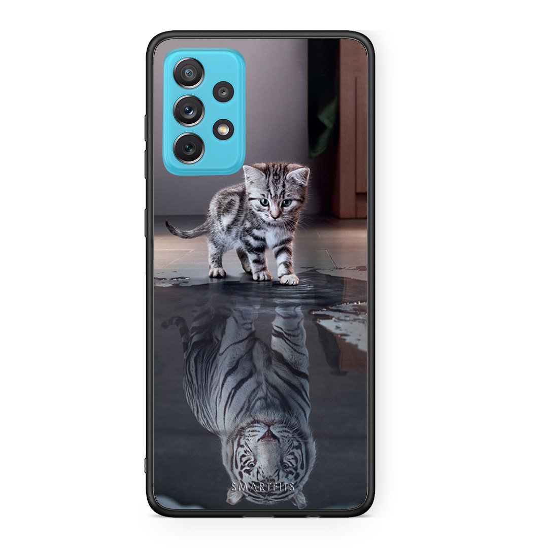 4 - Samsung A72 Tiger Cute case, cover, bumper