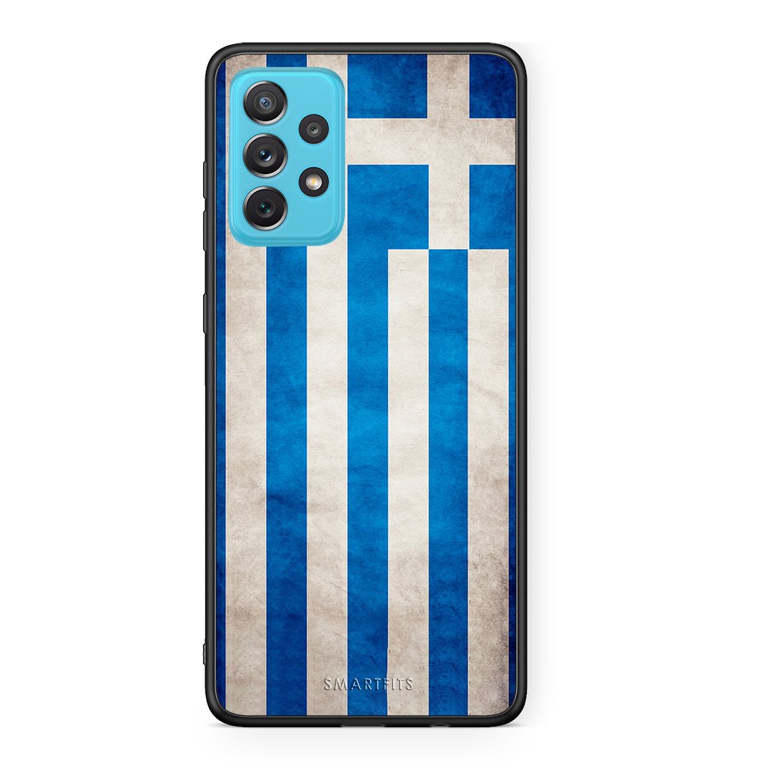 4 - Samsung A72 Greece Flag case, cover, bumper