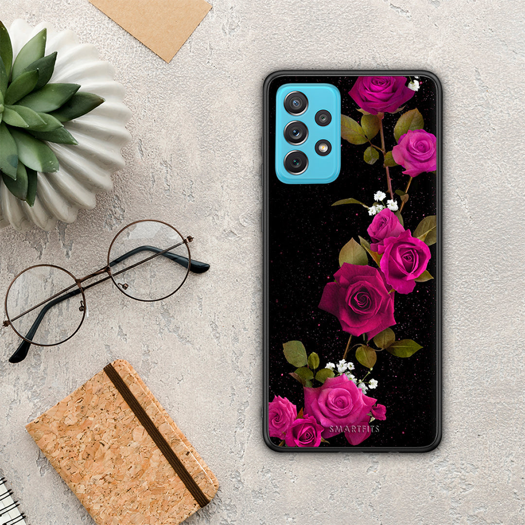 Flower Red Roses - Samsung Galaxy A72 case