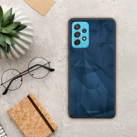 Thumbnail for Geometric Blue Abstract - Samsung Galaxy A72 case