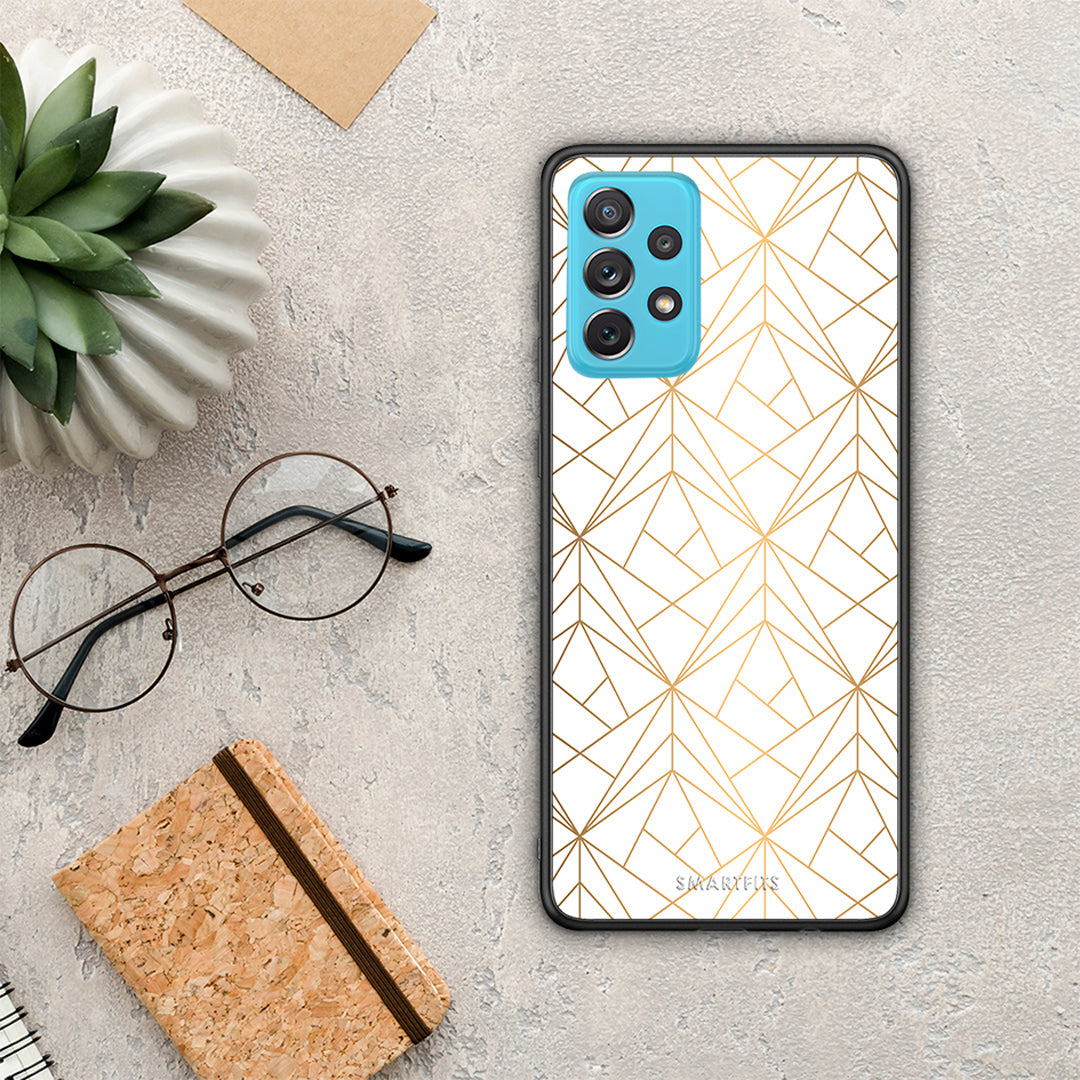 Geometric Luxury White - Samsung Galaxy A72