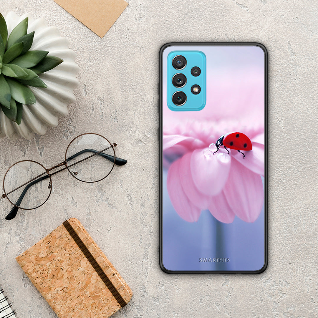 Ladybug Flower - Samsung Galaxy A72 case