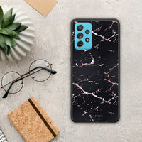 Thumbnail for Marble Black Rosegold - Samsung Galaxy A72 case