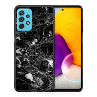 Thumbnail for Θήκη Samsung A72 Male Marble από τη Smartfits με σχέδιο στο πίσω μέρος και μαύρο περίβλημα | Samsung A72 Male Marble case with colorful back and black bezels