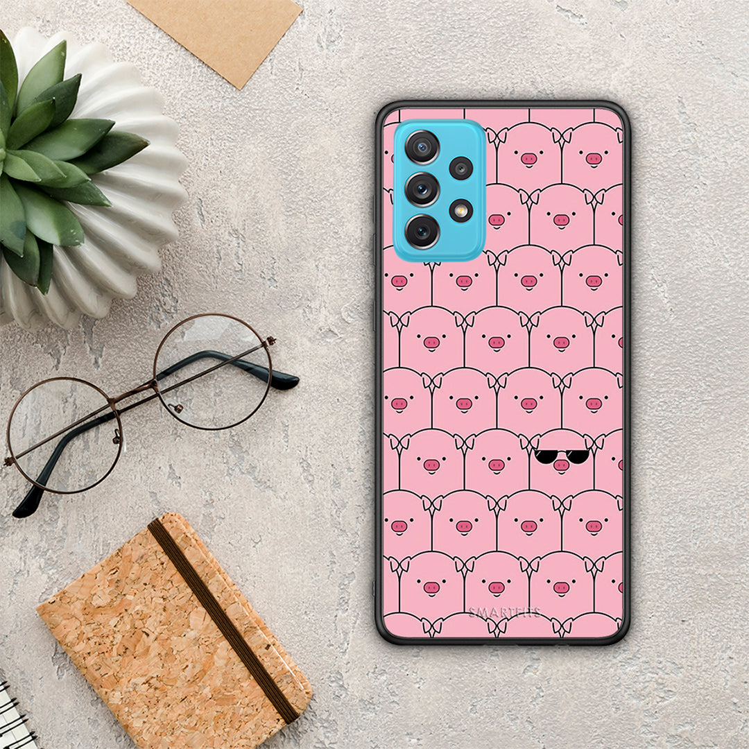 Pig Glasses - Samsung Galaxy A72 case