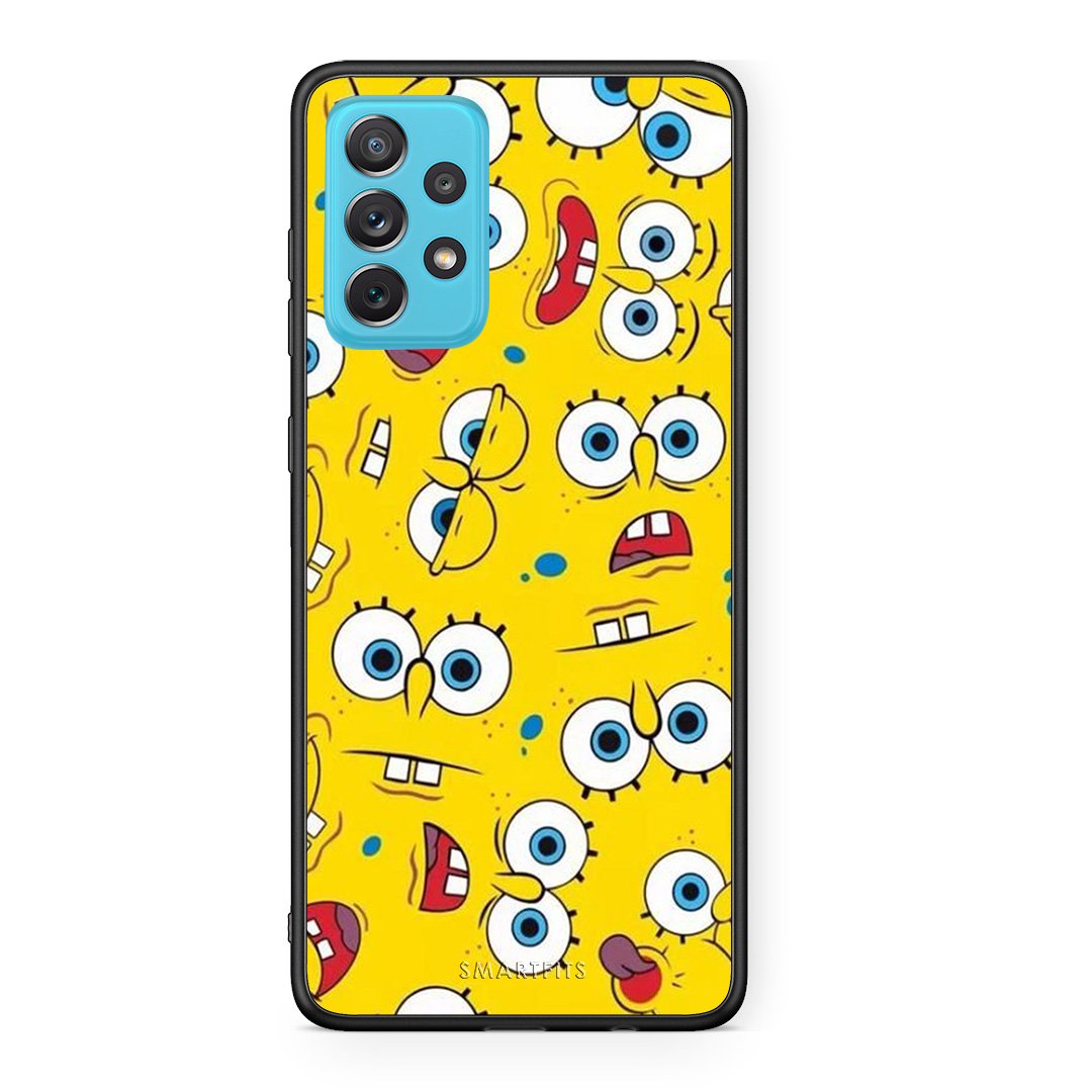 4 - Samsung A72 Sponge PopArt case, cover, bumper