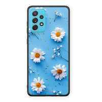 Thumbnail for Samsung A72 Real Daisies θήκη από τη Smartfits με σχέδιο στο πίσω μέρος και μαύρο περίβλημα | Smartphone case with colorful back and black bezels by Smartfits