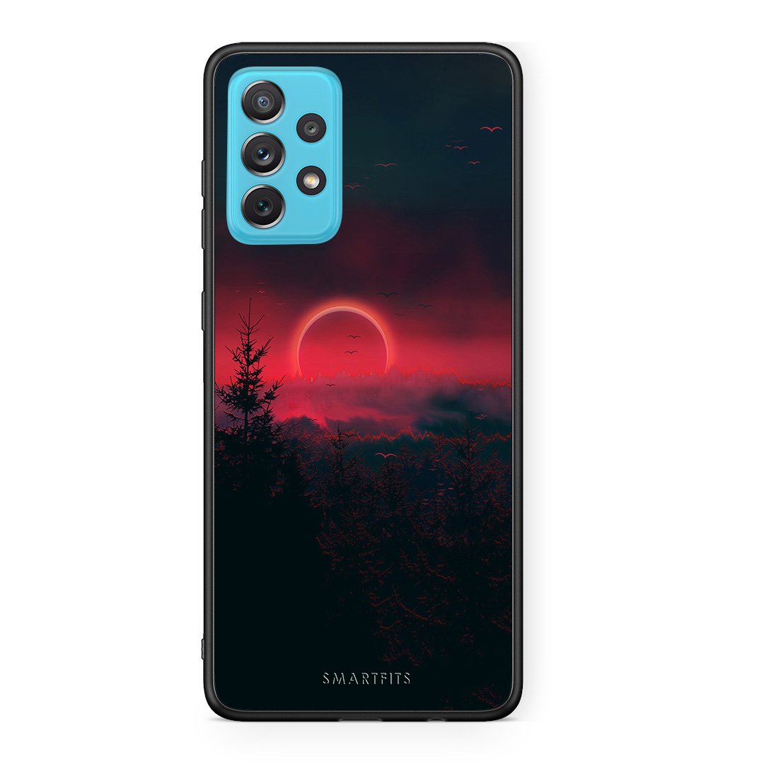 4 - Samsung A72 Sunset Tropic case, cover, bumper