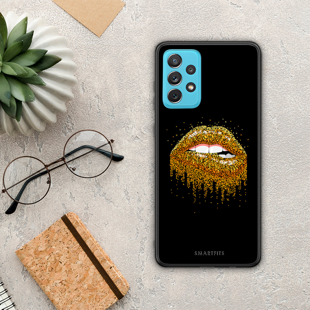 Valentine Golden - Samsung Galaxy A72 case