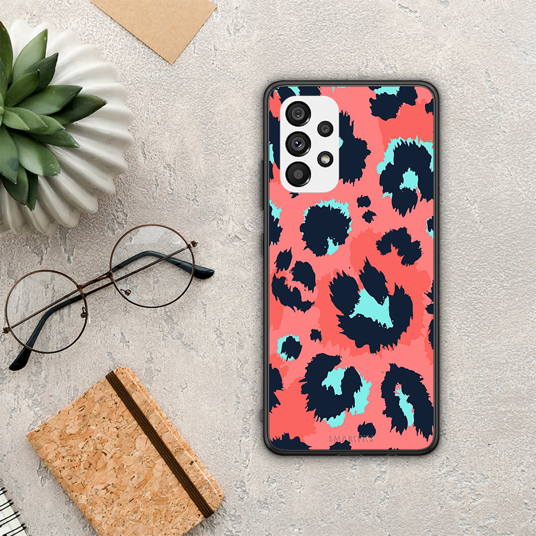 Animal Pink Leopard - Samsung Galaxy A73 5G case