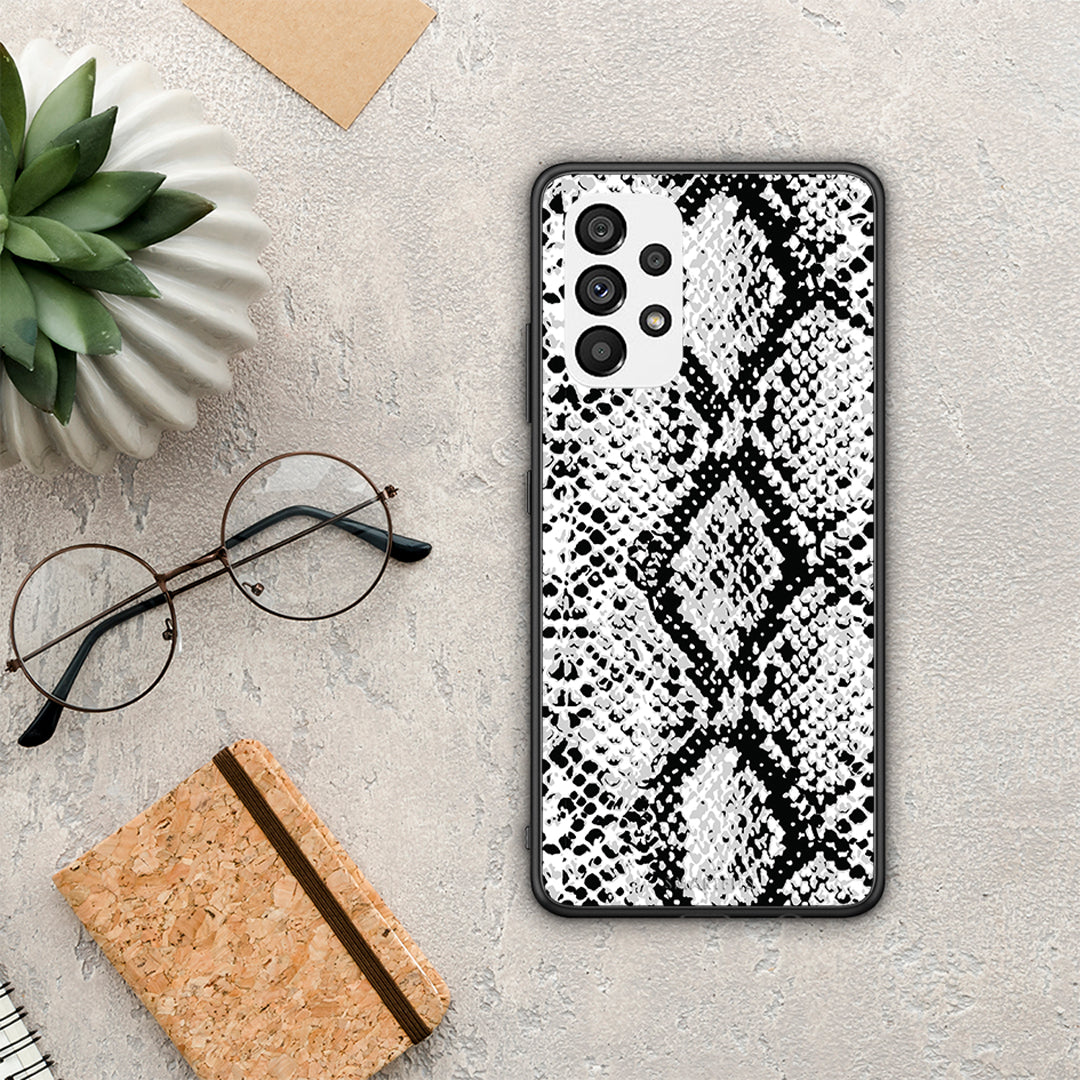 Animal White Snake - Samsung Galaxy A73 5G case