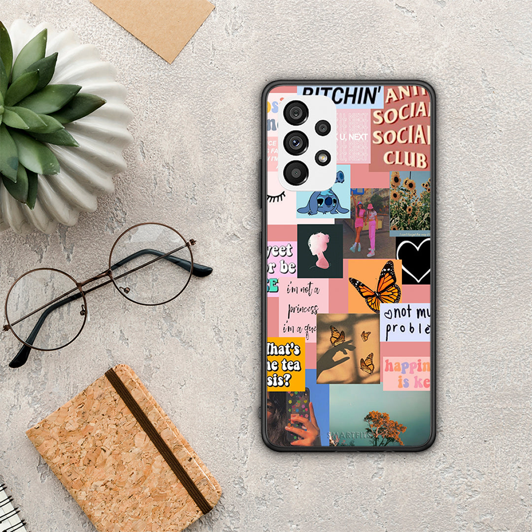 Collage Bitchin - Samsung Galaxy A73 5G case