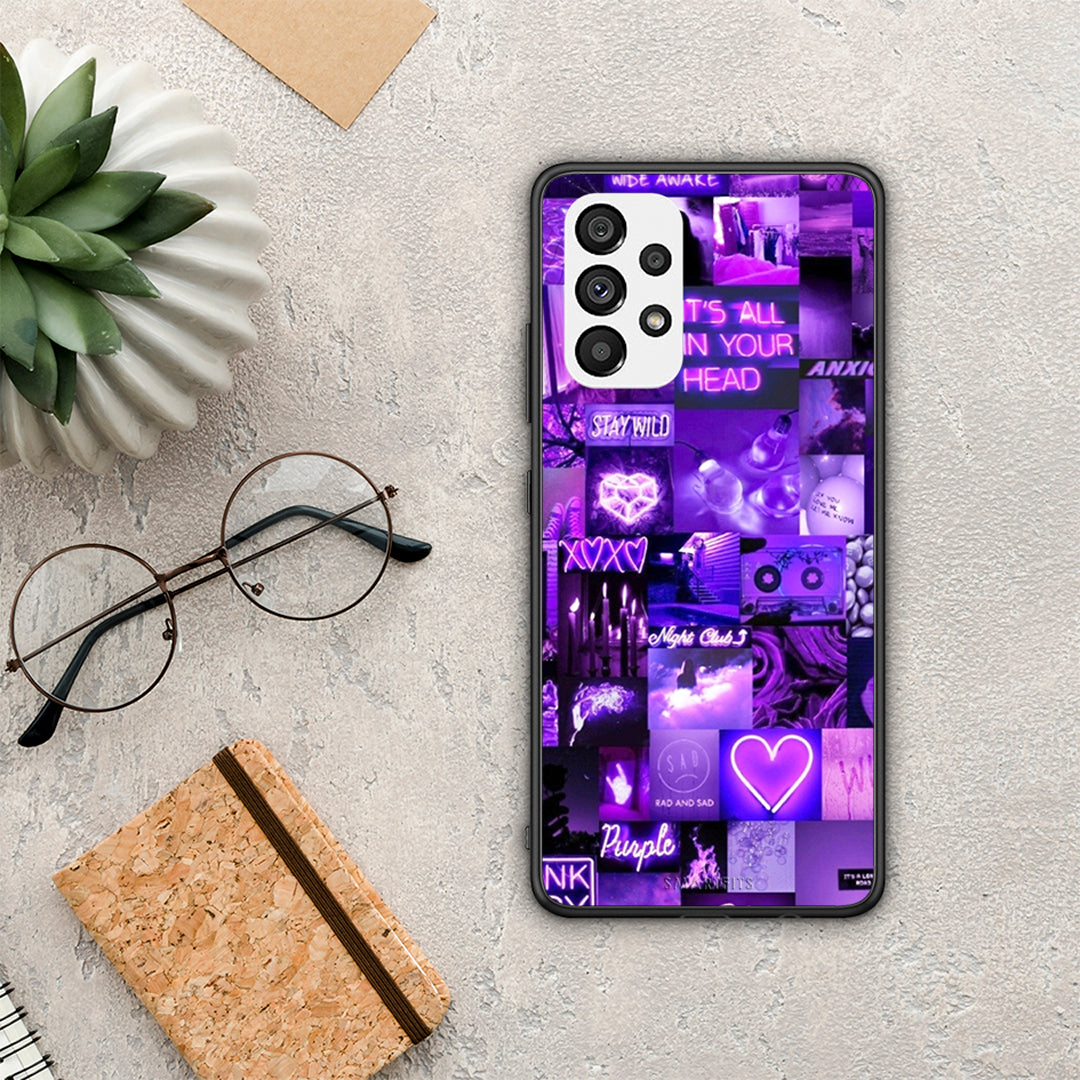 Collage Stay Wild - Samsung Galaxy A73 5G case