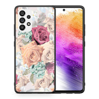 Thumbnail for Θήκη Samsung A73 5G Bouquet Floral από τη Smartfits με σχέδιο στο πίσω μέρος και μαύρο περίβλημα | Samsung A73 5G Bouquet Floral case with colorful back and black bezels